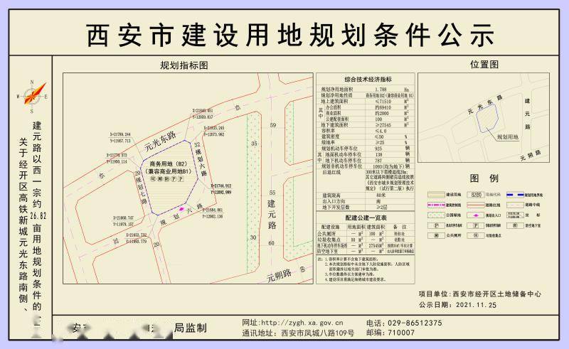 经开区高铁新城1宗2682亩商务兼容商业用地规划条件公示