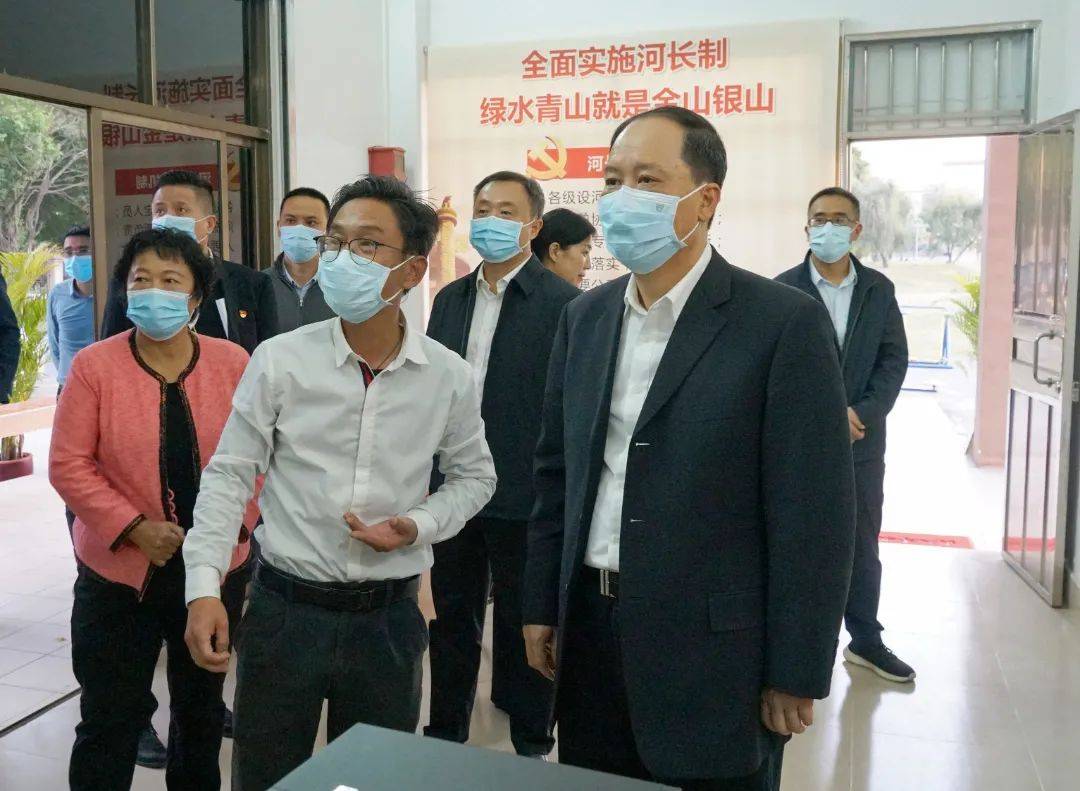 市委书记,市人大常委会主任陈岸明以市总河长,西江江门段市级河长
