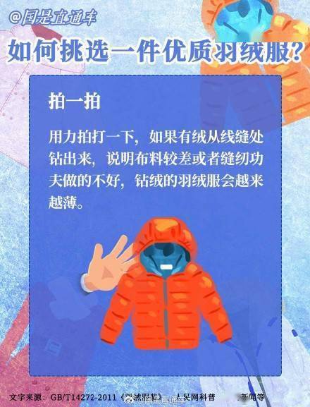 检测叮咚~您有一份优质羽绒服挑选指南，请查收