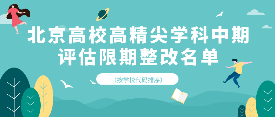 首都|19个优秀！北京高校高精尖学科建设中期考核评估结果出炉