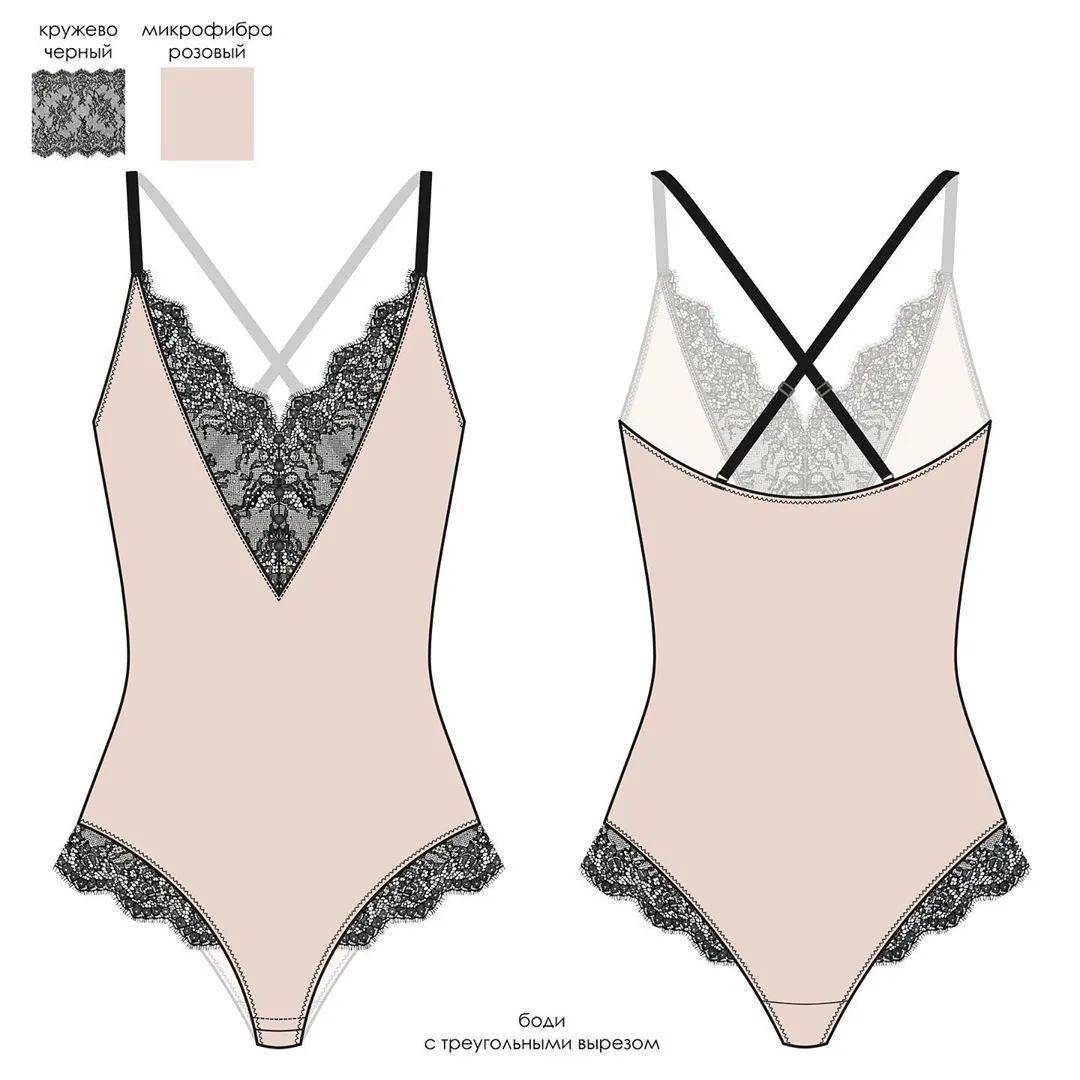 设计 内衣/胸衣——服装款式图&效果图设计！