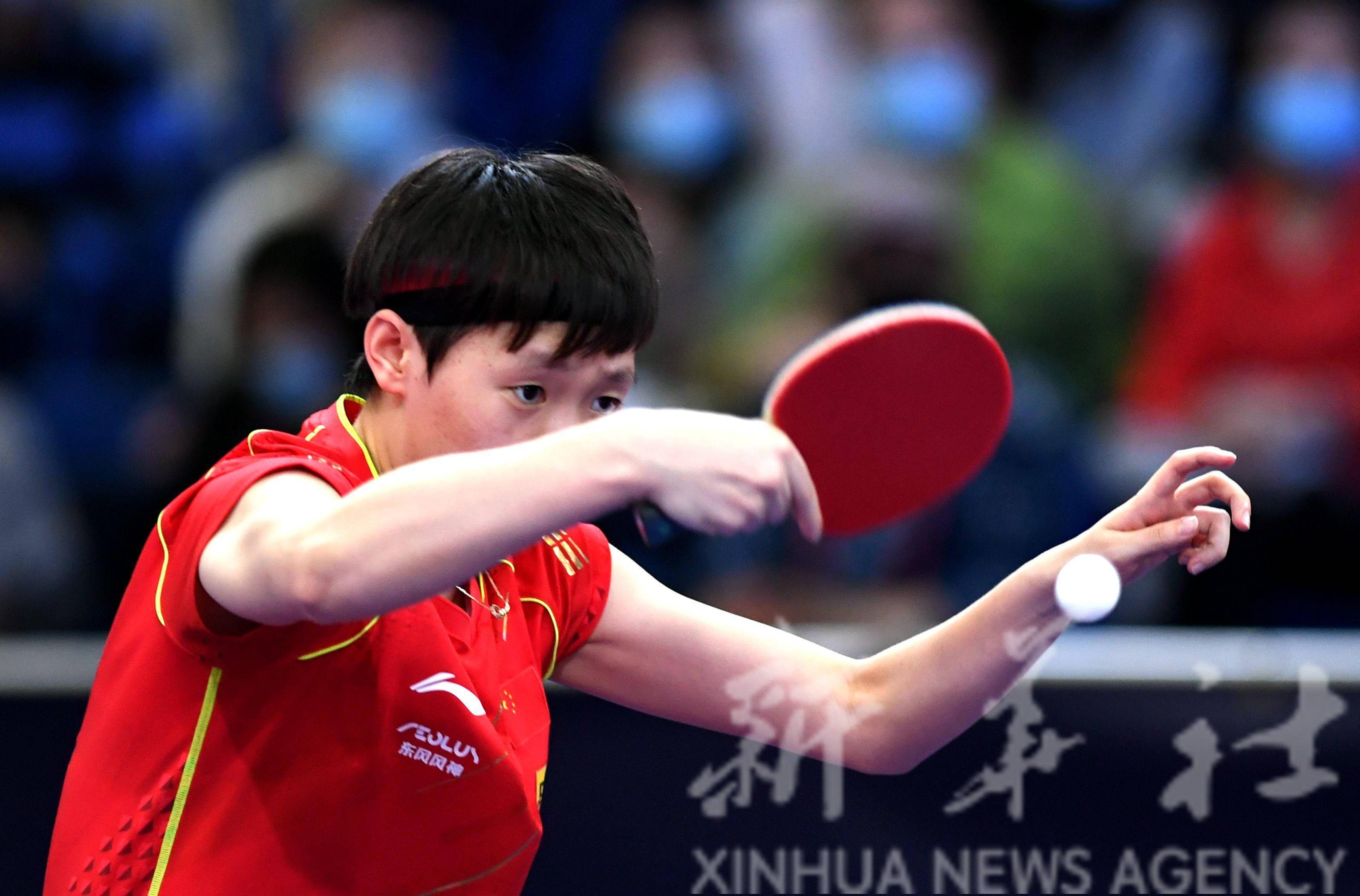 乒乓球——世乒赛:王曼昱女单晋级