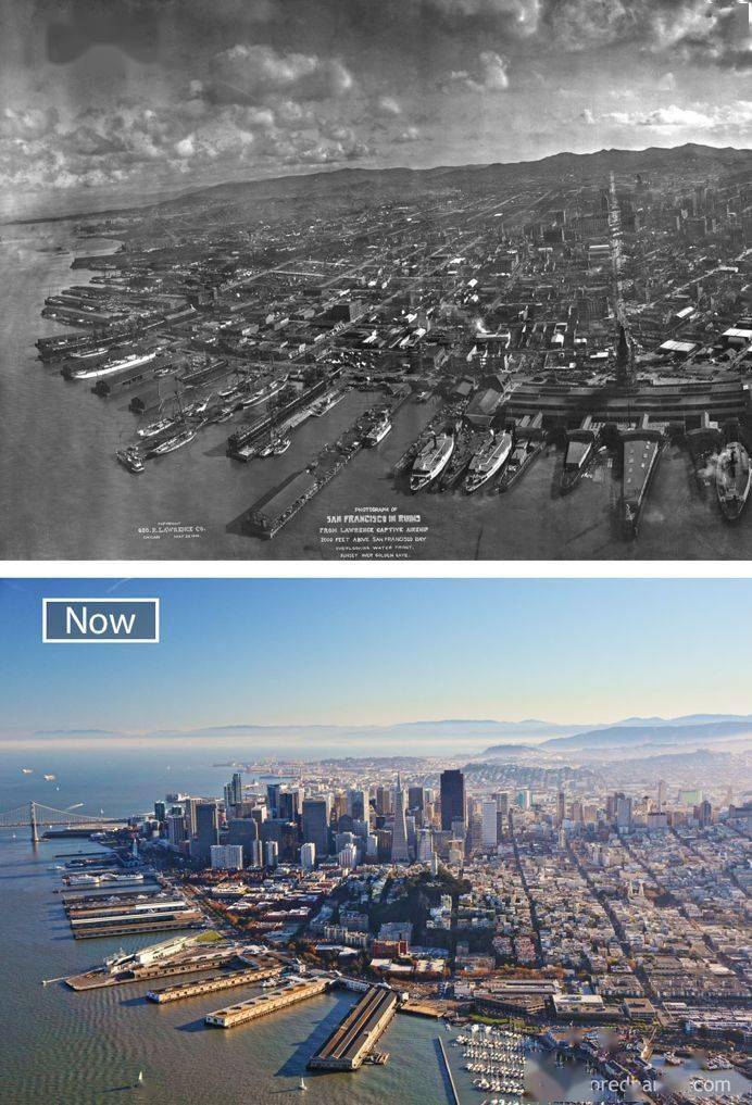 100年,这些城市发生了什么变化?