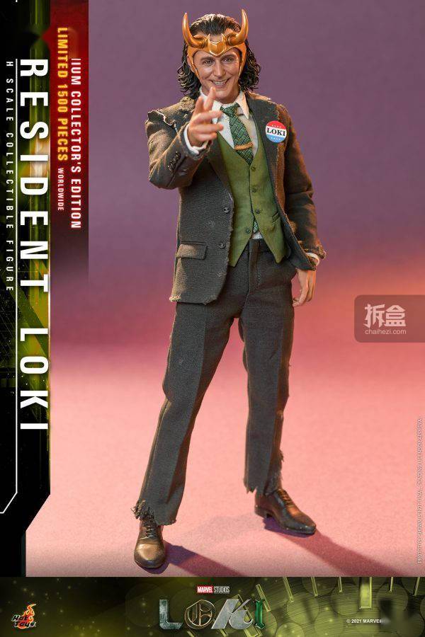 珍藏版HOTTOYS 1/6 洛基 总统洛基LOKI TMS066 1/6可动人偶