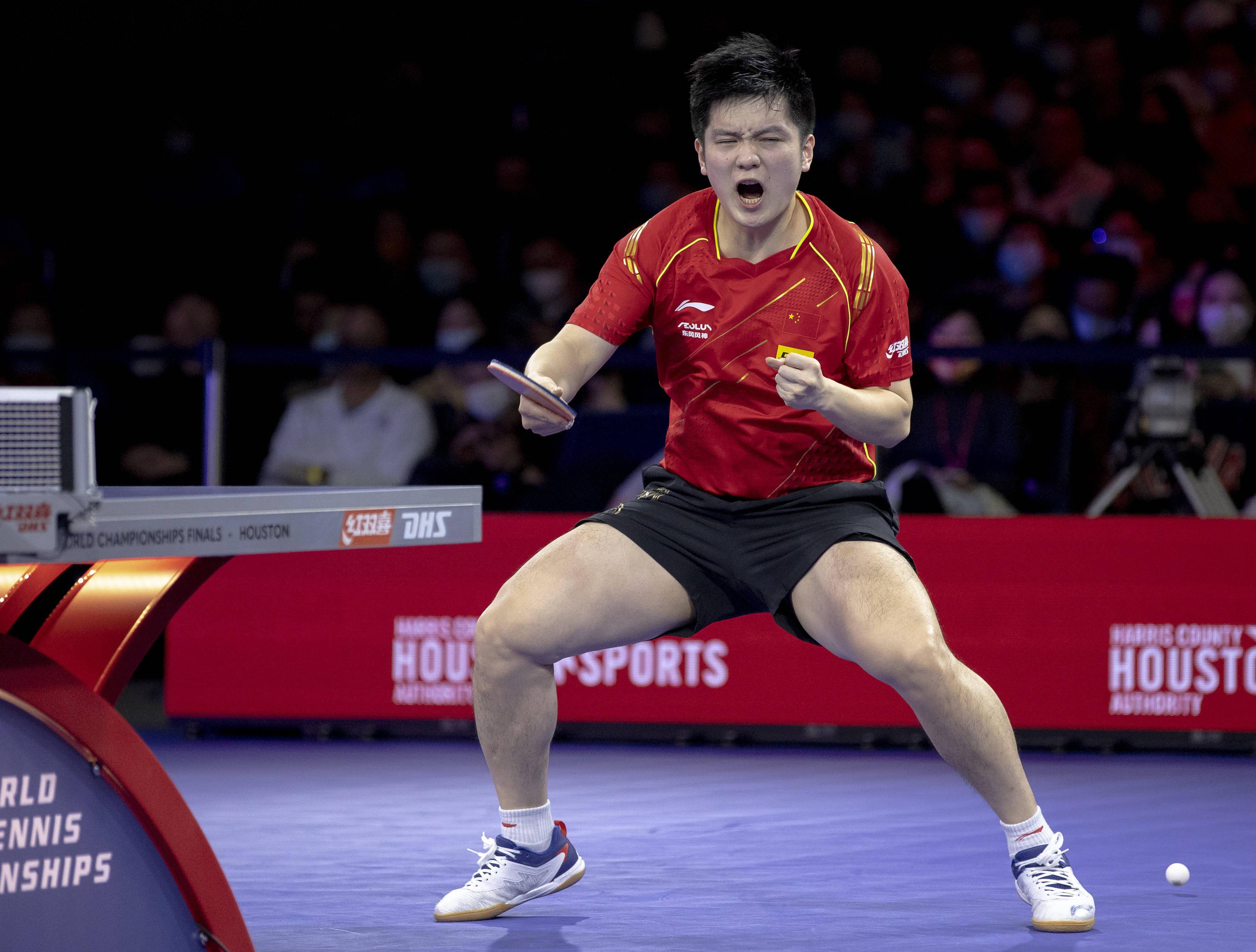 照片,休斯敦(美国),2021年11月28日(体育)(9)乒乓球——世乒赛:樊振东