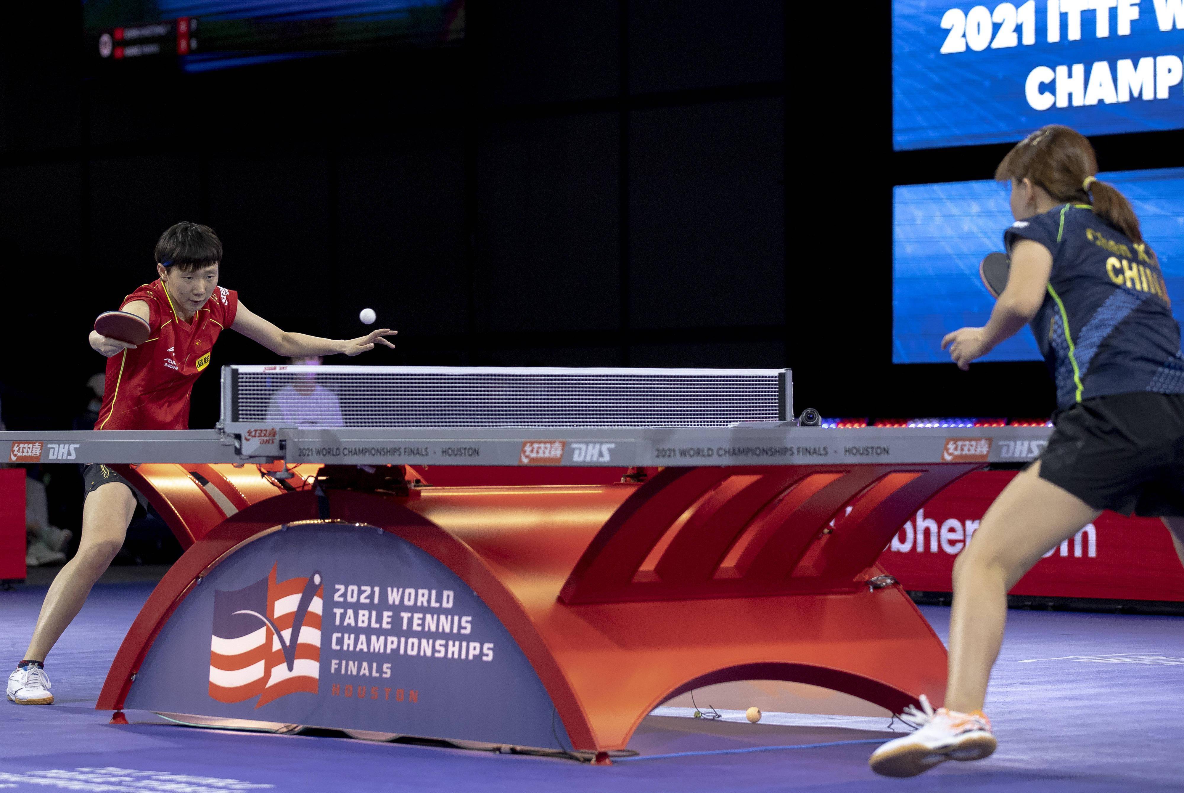 乒乓球——世乒赛:王曼昱晋级女单四强