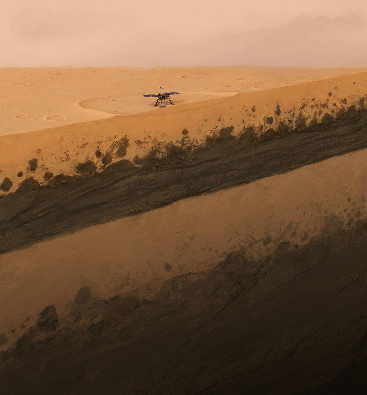 科学家成功绘制出火星的浅层地下结构，发现其 30 亿年的历史