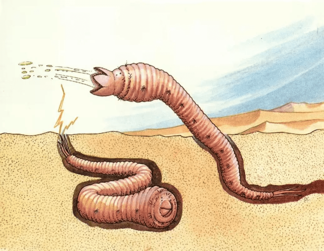 沙漠中出现好几条沙虫，体型巨大，仔细看上面站满了人！_哔哩哔哩_bilibili