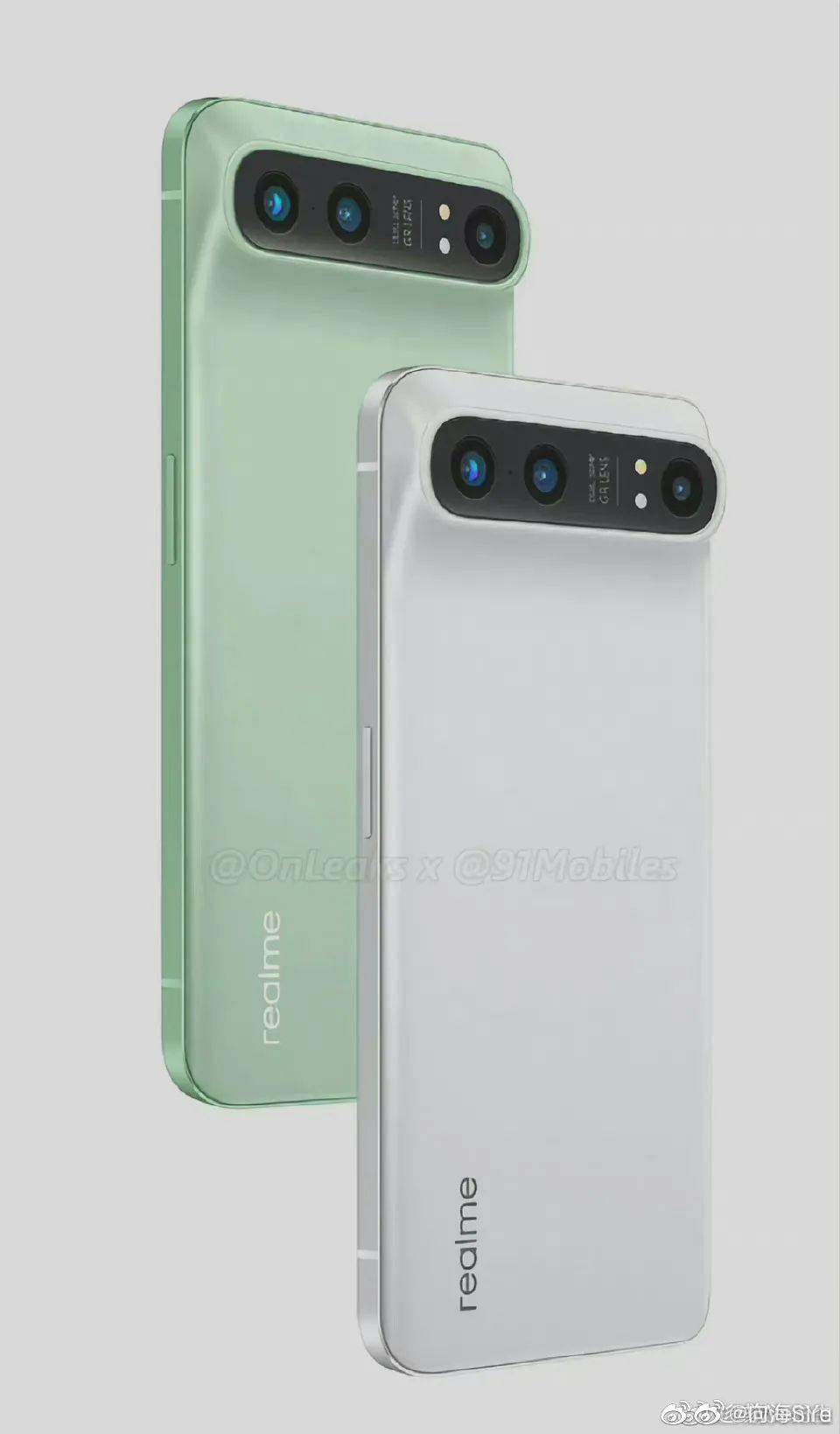 【旗舰】realmeGT2Pro长这样？横排多摄又凸又平 撞脸测温仪