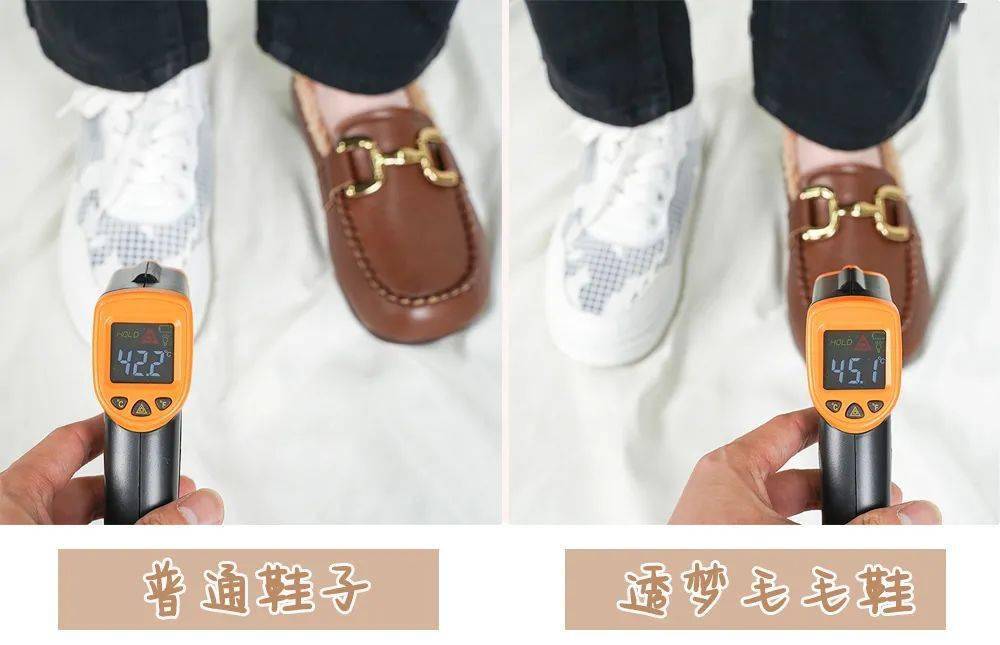 脚背 连续霸榜几年的马丁靴也该退位了吧！？这双保暖又软萌的乐福毛毛鞋才是今冬新秀！