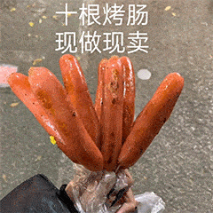 冬天的十根烤肠表情包
