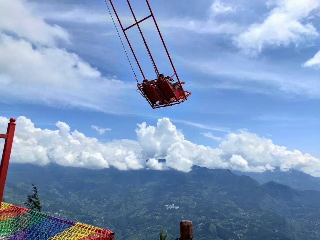 武隆白马山天尺情缘景区又添新玩法