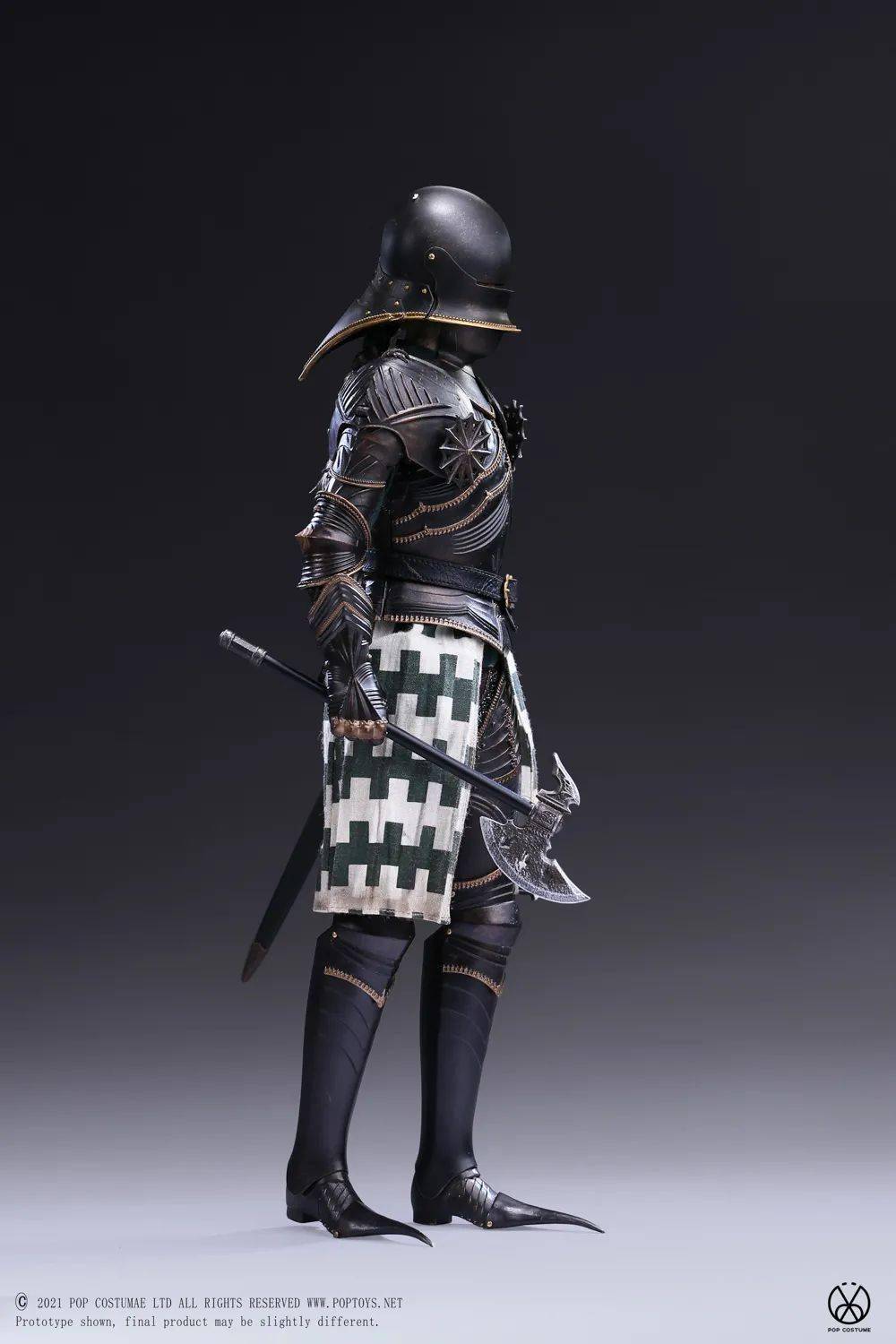 poptoys哥特骑士配上战马真是带劲