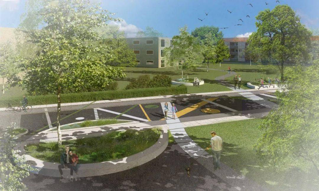 安全连接学校道路,你看这设计可否?