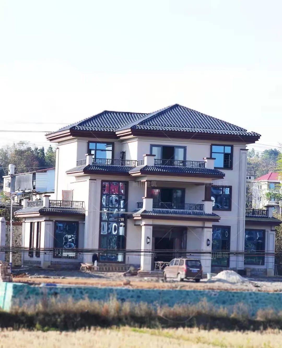 这10栋农村别墅实拍,完美体现新农村生活的美好_设计_大气_外观