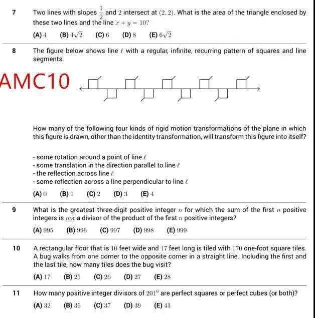 代数|2021年秋季AMC10/12成绩已经公布啦！大家都是什么成绩呢？