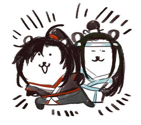 "表情包"下的魔道众人,"忘羡"最好认,江澄却最传神,笑哭_双璧_画风