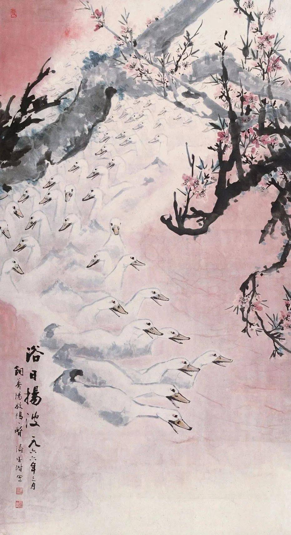 近现代写意花鸟画之大师张辛稼花鸟作品_绘画_高清图_中国
