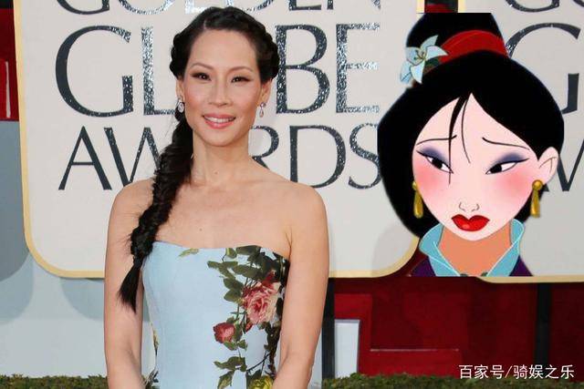 据说当时花木兰的动画造型就是以刘玉玲作为原型的,他们对东方人的