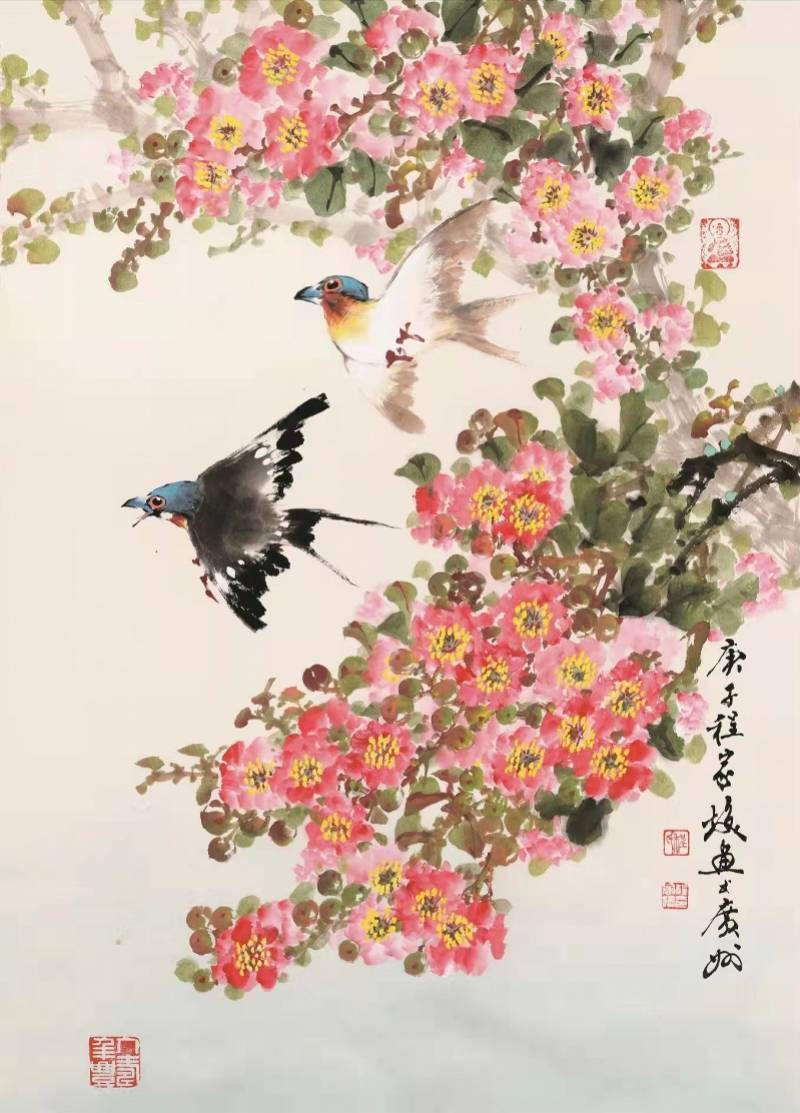 程家|花鸟、山水、书法都有！十二位南粤书画家广州文化公园办联展