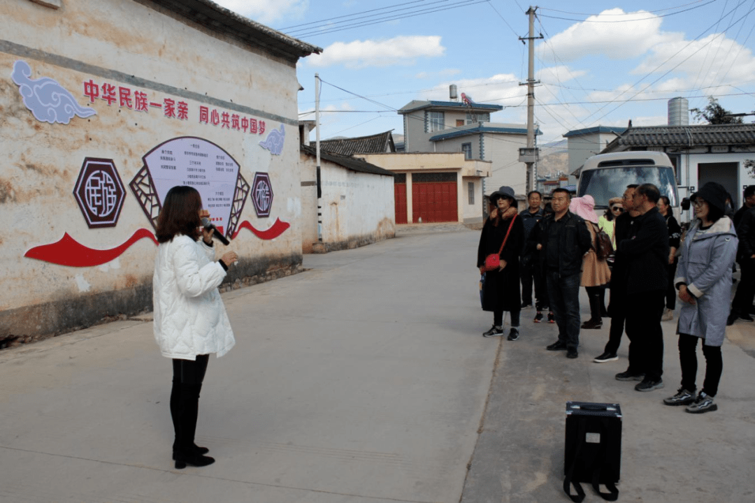 12月3日,大理州民族宗教委党支部,弥渡县委统战部党支部集体到寅街镇
