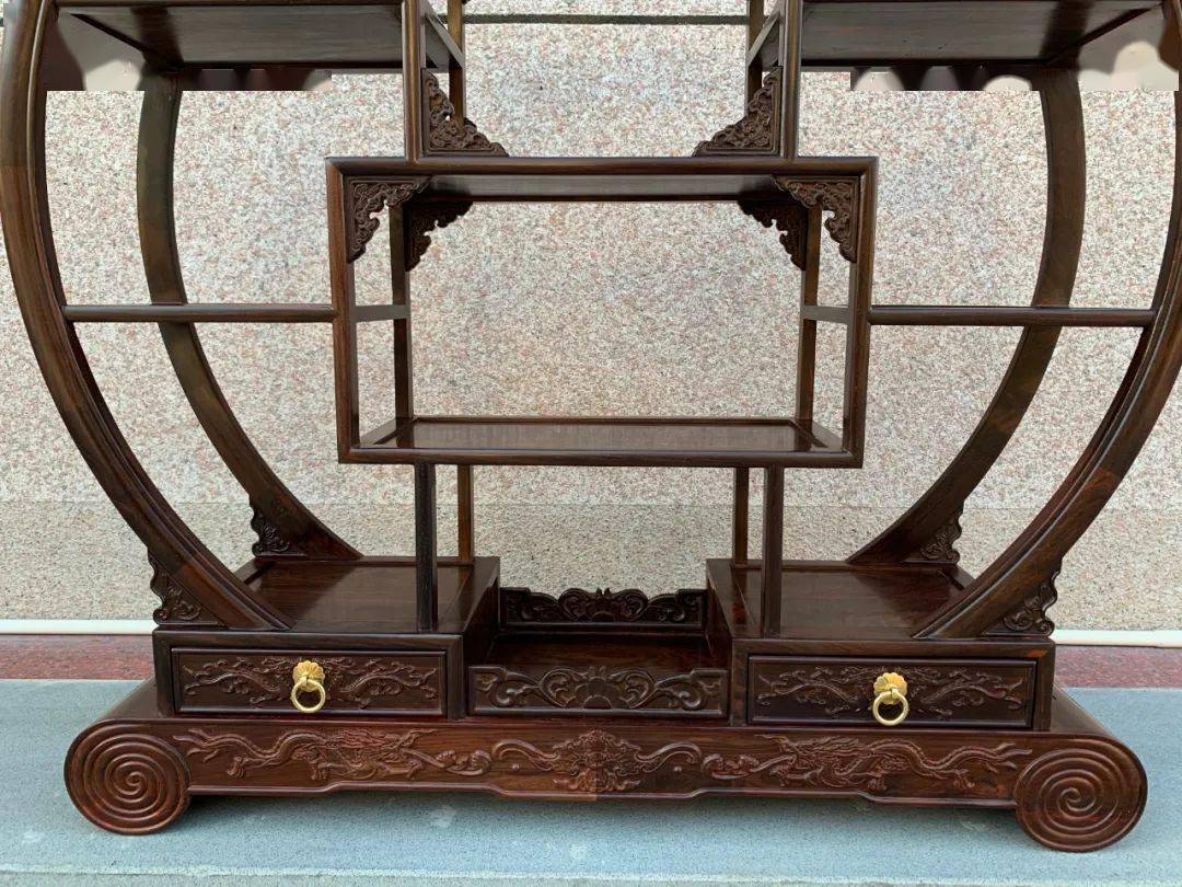 大红酸枝精品~小博古架_收纳_cm_侵权