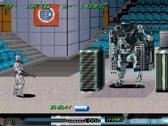 街机版《机械战警2》可能是众多同名游戏中唯一一款引入双打的作品