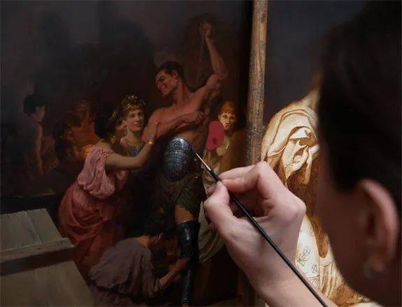 古典油画的作画过程