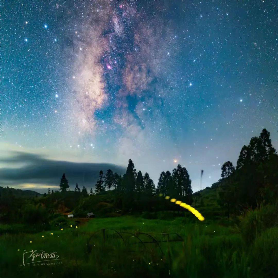 青山碧水,星光萤火…那些被上帝吻过的美景,竟然就是家乡的日与夜!