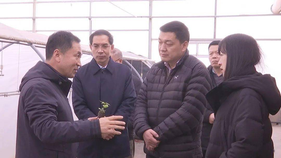 葛建团一行来我县调研省级农业科技园区创建工作