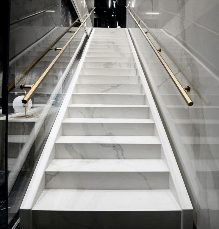 岩板楼梯踏步适合哪些做法?