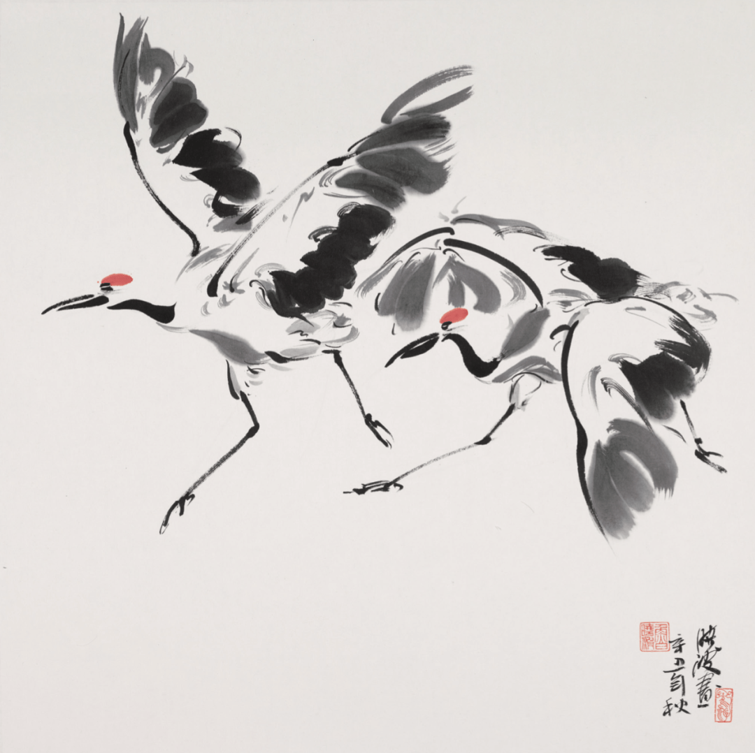 素羽丹顶鲁晓波绘画作品回乡展在湖南株洲市举办