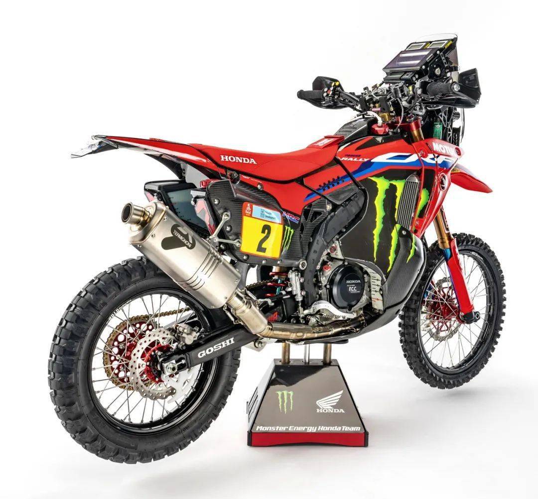 hrc2022达喀尔工厂赛车crf450rally