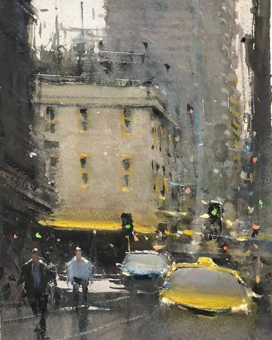 鉴赏来自水彩画家josephzbukvic笔下的迷幻光影