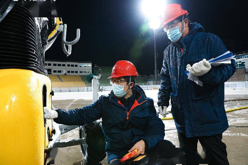 场馆|“雪飞天”正式造雪，供电保障达到赛时标准