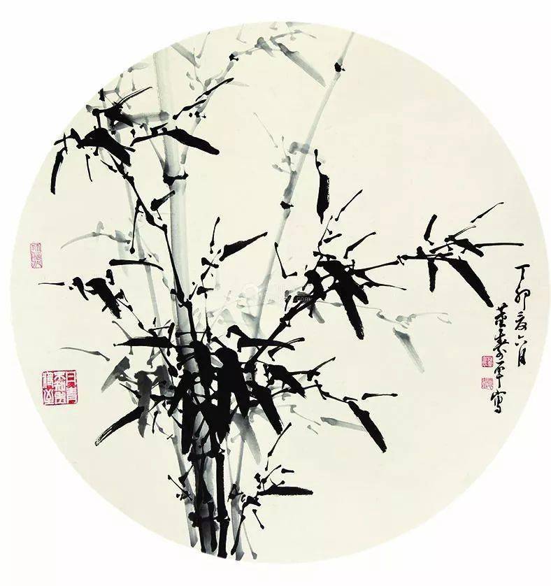 董寿平写竹水墨淋漓