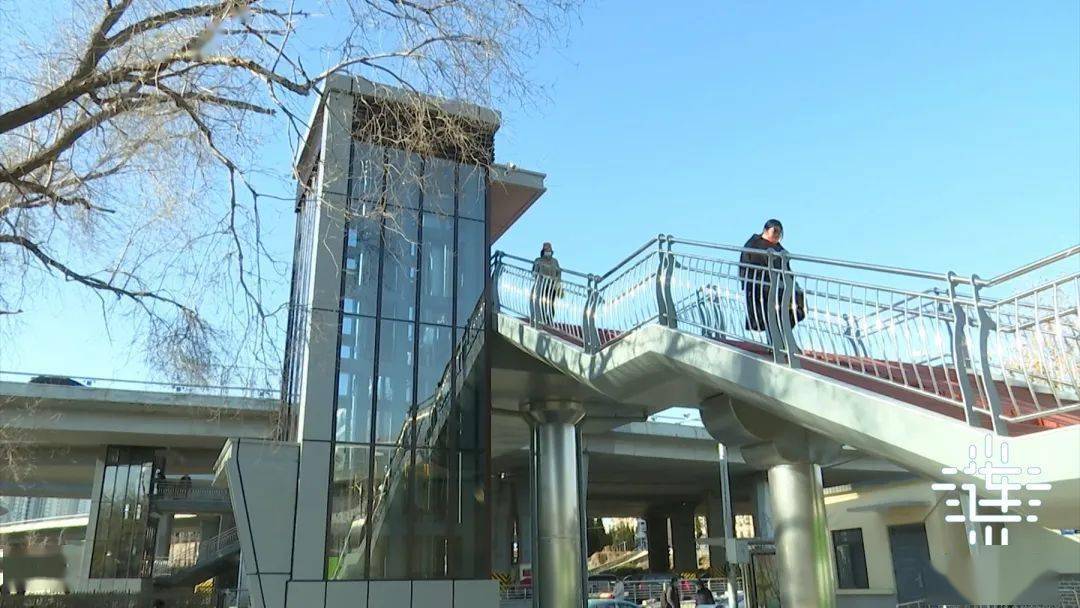 大連開通這條過街天橋_香爐礁_東北_工程