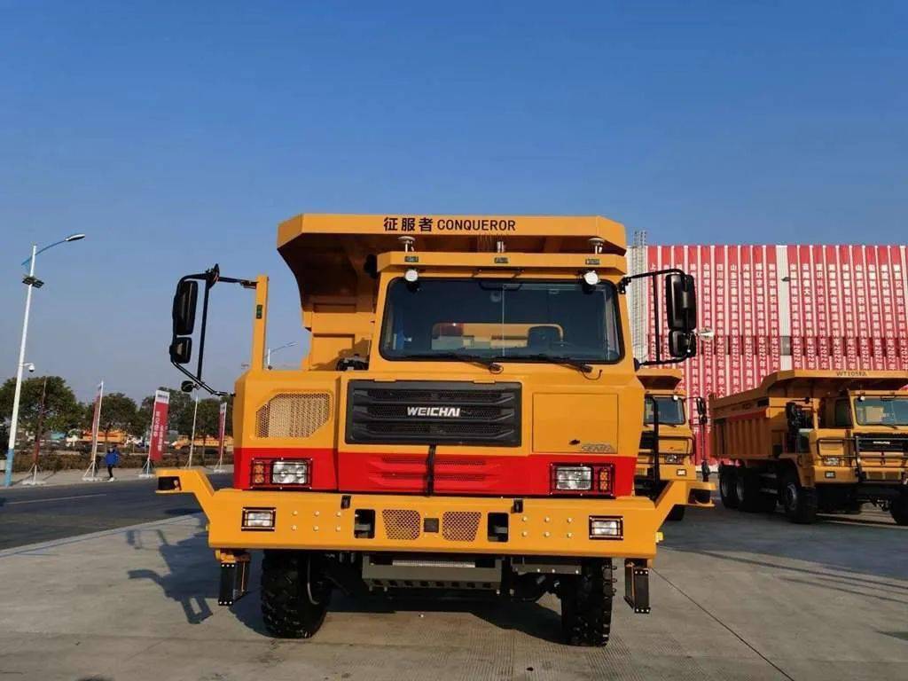 矿山永动机潍柴特车纯电无人驾驶宽体矿卡