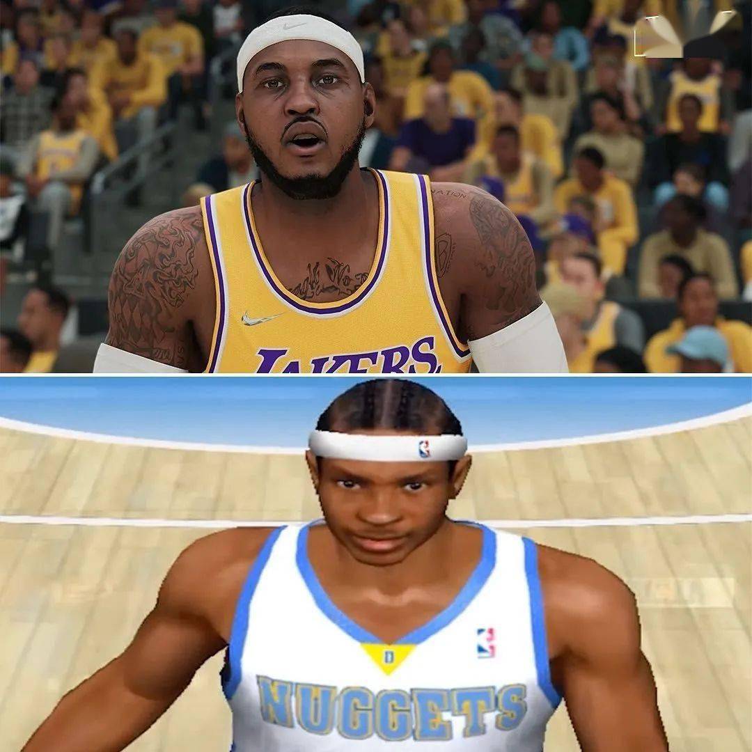 科技在进步！球员2K对比图