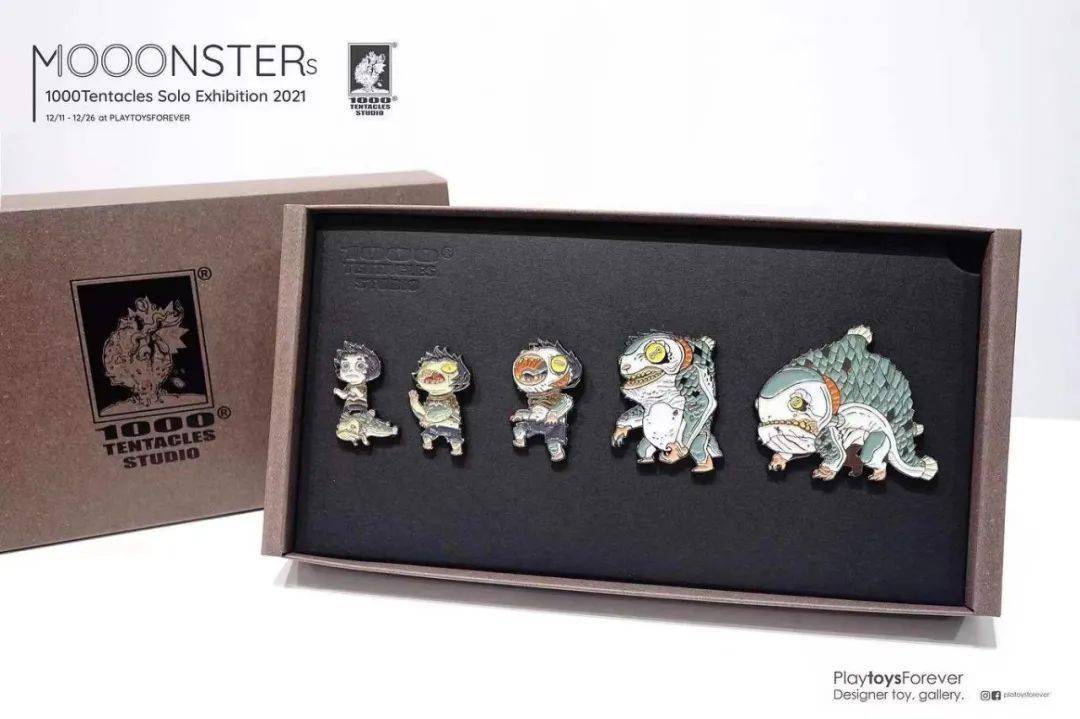 个展|MOOONSTERS – 1000Tentacles 台北个展 2021，天马行空的怪兽世界！