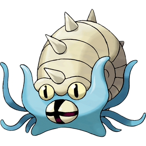 多刺菊石兽特性:悠游自如/战斗盔甲/碎裂铠甲配招:重速度特攻:破壳