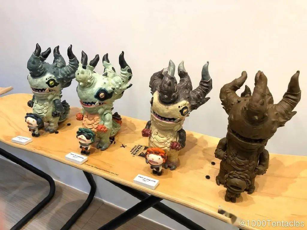 个展|MOOONSTERS – 1000Tentacles 台北个展 2021，天马行空的怪兽世界！