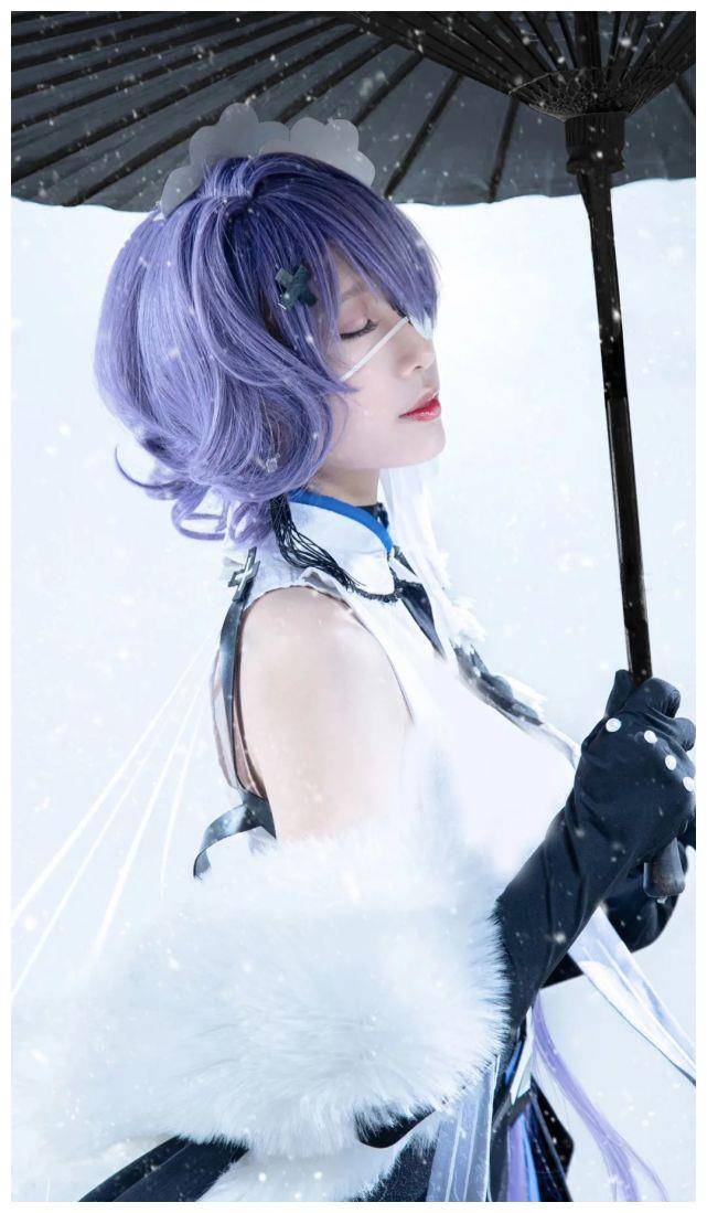 cos明日方舟絮雨孤寒峭旗袍cos正片狩子