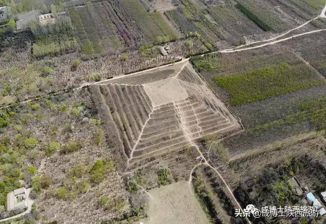 200米空中俯瞰西安这个皇后陵或许是西汉帝陵中最规整的