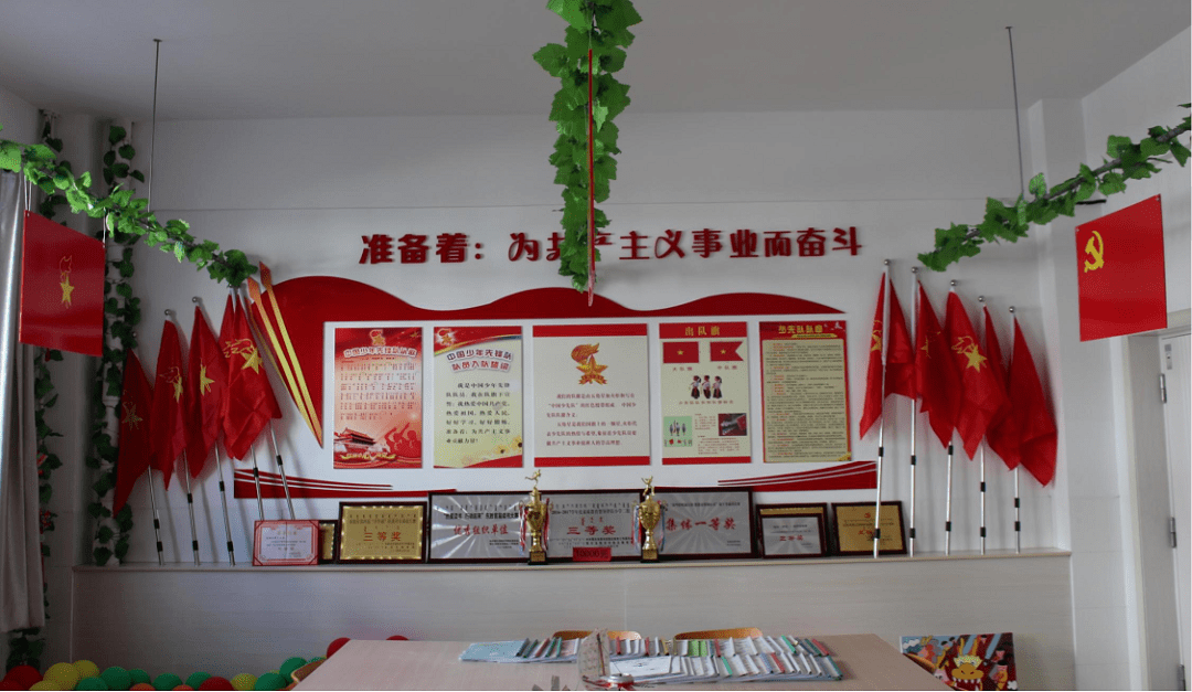 这里的教育"红彤彤"——东胜区景宁实验小学校园文化简介_红色_借设