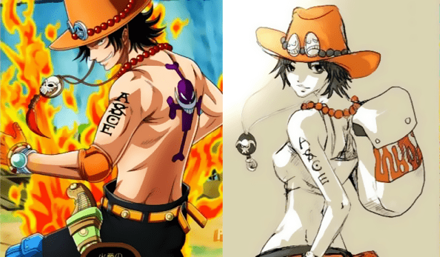 当海贼王角色变成女性后路飞卡哇伊布鲁克有几分仙气