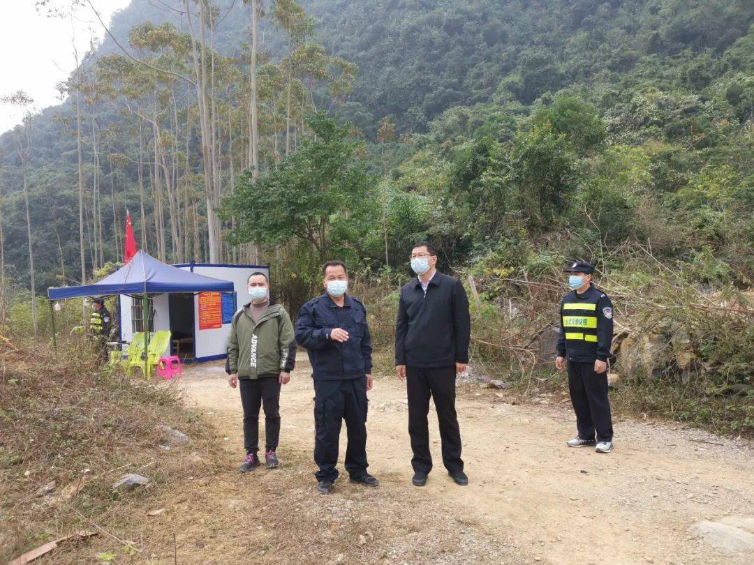 【坚决打赢疫情防控阻击战】秦义敏到边境乡镇开展疫情防控巡边_龙州