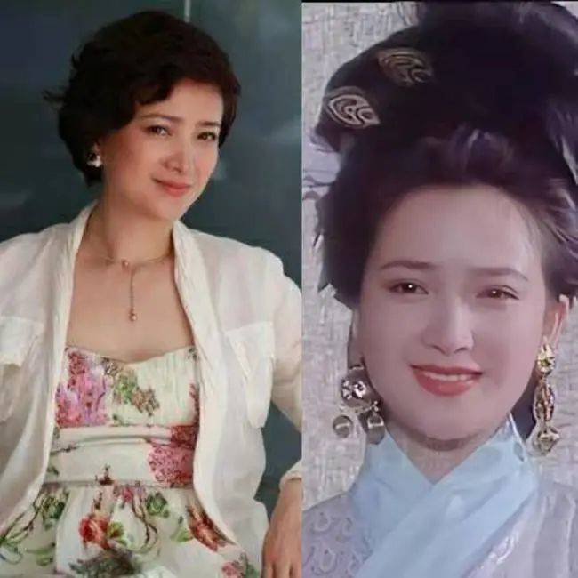 年轻时的何晴是美丽水灵的,不管是颜值还是身材,都让人心动不已;而