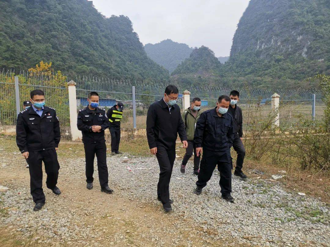 【坚决打赢疫情防控阻击战】秦义敏到边境乡镇开展疫情防控巡边_龙州