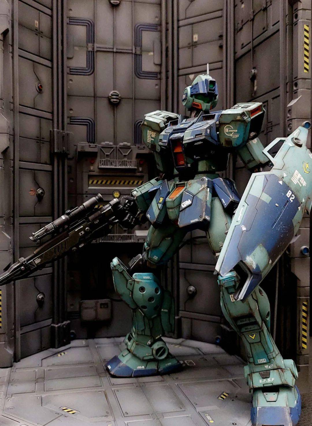 的高达类型模型这种色彩厚重的真实系机体mg gm sniper ll rgm-79sp